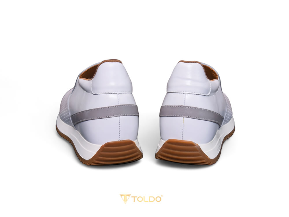 Giày cao 7cm màu trắng cao cấp sc 10